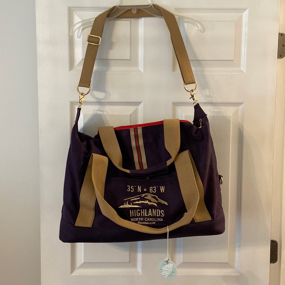 Navy Highlands Duffle SPARTINA 449 DAUFUSKIE ISLAND SOUTH CAROLINA BRAND NEW